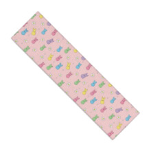 Tischläufer „Mini Bunny“ in Hellrosa, Leinenimitat, 13 x 48 Zoll
