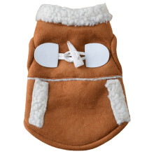 Hundepullover, braun, Strick, Größe XS, für kleine Rassen