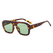Τετράγωνα γυαλιά ηλίου ρετρό με χοντρό σκελετό Unisex 1 ζευγάρι