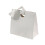 Sac cadeau texturé rouge de qualité supérieure avec poignée 1