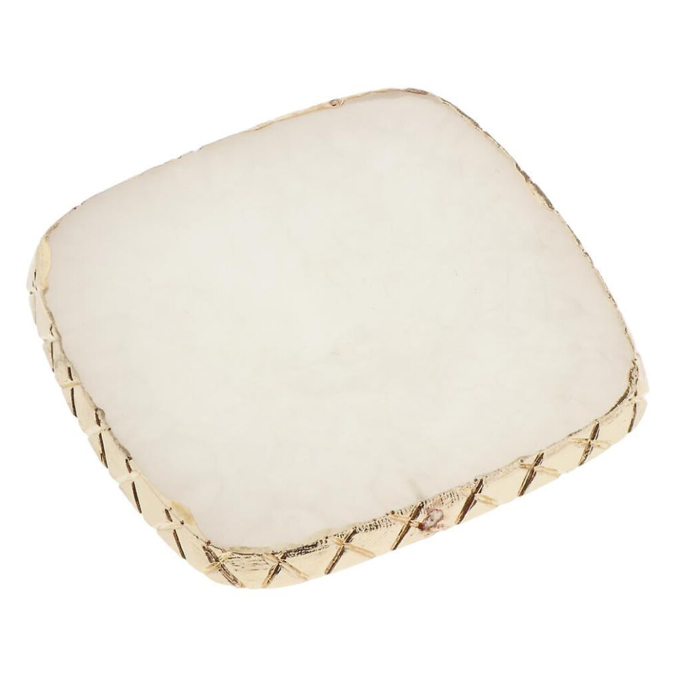 Resin Nail Art Palette Oval White