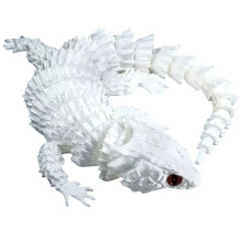 Adorno de camaleón impreso en 3D con modelo de lagarto reptante (1 unidad)