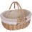 Picknickkorb aus Weide mit Innenfutter, 25 x 20 x 13 cm 1