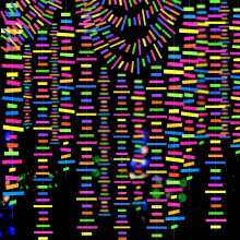 Garland Páipéir Neoin Imoibríoch UV 60 troigh