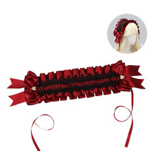 Gothic Bows Headpiece for Party Proms Birthday Hairbands-8