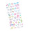 3D Raised Sticker Four Leaf Grass Musical Symbol-blue note 1