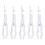 Clés de réinitialisation de sécurité pour alarme incendie,-Blanc 1
