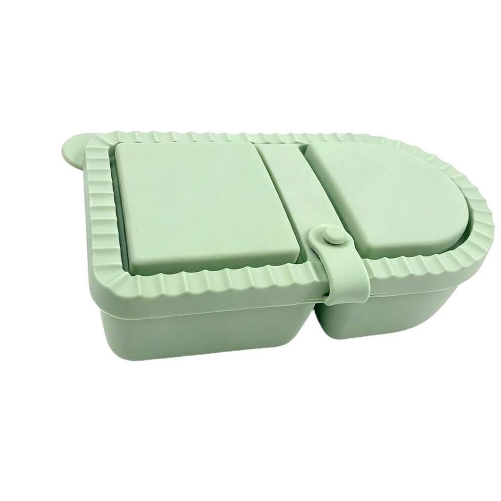 Ideal For Office Silicone Lunch Container Microwave Safe-Green 7754002751165