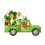 Four Leaf Clovers Pendant Patrick's Day Shamrock Wreath-4 1