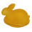 Decorative Glass Container Bowl Box With-S Frosted Yellow 1