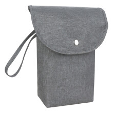 Storage Diaper Bag Waterproof Portable Large Capacity-grey