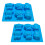 DIY Project Silicone Baking Molds 6 Cavity Animal Shape Cookie 1