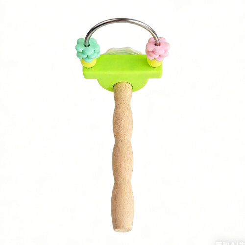 Durability Wooden Parrots Gym Interactively-Green Gourd stick