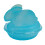 Easter Rabbit Candy Storing Box Glass Container-L Frosted Blue 1