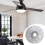 Kit luce LED per ventilatore a soffitto 24W 220V regolabile 2