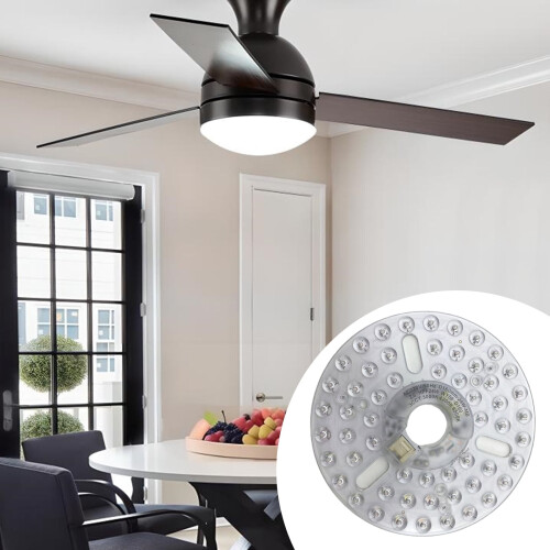 Practical LED Bulb Ceiling Fans Part Quick Installation Fan Light Upgrading Set Energy Efficient LED Fan Light for Home 1
