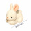 Lying-Down Bunny Plush Toy 7.87 inch Soft Stuffed Doll 2