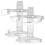 8Pcs Silver Metal Fire Extinguisher Wall Mount Bracket for Home Office 1