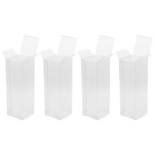 20Pcs Transparent Pe Golf Ball Display Rack Portable Case for Display