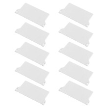 100Pcs White Vertical Blind Fittings Plastic Bottom Weights Slats