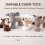 Brinquedo de linho Safari para cães com apito (1 unidade) 6