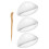 4Sets Porcelain Tea Dosing Cups Scoop Coffee Bean Holder White 1