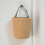 Panier tissé moderne pour Pot de fleur, panier-Blanc jaune grand 4