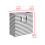 4PCS Big 100L Laundry Hampers Featuring Handles-gray lantern 4