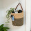 Panier tissé moderne pour Pot de fleur, panier-Blanc jaune grand 5