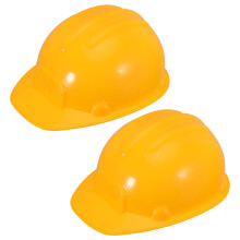 6Pcs Lightweight Plastic Kids Construction Theme Dress Up Hard Hats
