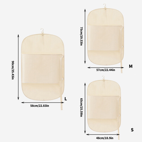 Space Saving Hanging Bag For Coat Dresses And Formal Wear-1 2