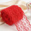 Polyester Water Soluble Lace 4cm Wide For Long Time-rose red 5