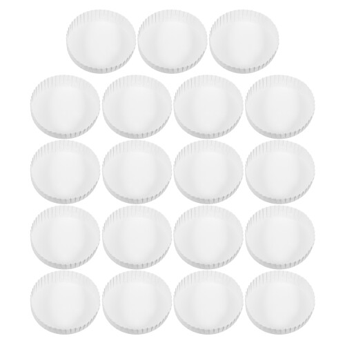 200Pièces Couvercles Blancs Jetables Pour Papier Hôtels Fêtes