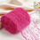 Polyester Water Soluble Lace 4cm Wide For Long Time-rose red 7