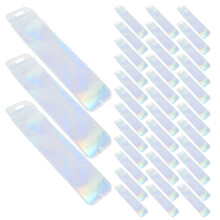 150Pcs Long Strip Holographic Bags for Pens Jewelry and Small Business