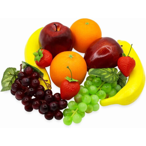11-delige set kunstfruit – appels van plastic schuim
