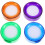 16Pcs Cash Counting Finger Sponges Assorted Colors Plastic Sponge Tool 1