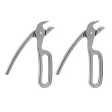 10Pcs Grey Oven Dish Gripper Clips Aluminum Anti-Scald Holder