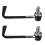 3Pairs Durable Aluminum Handlebar Protector for Motorcycle Silver 1