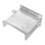 3Stk Robuster Wasserfall Auslass Für DIY Garten Teich Silber 3