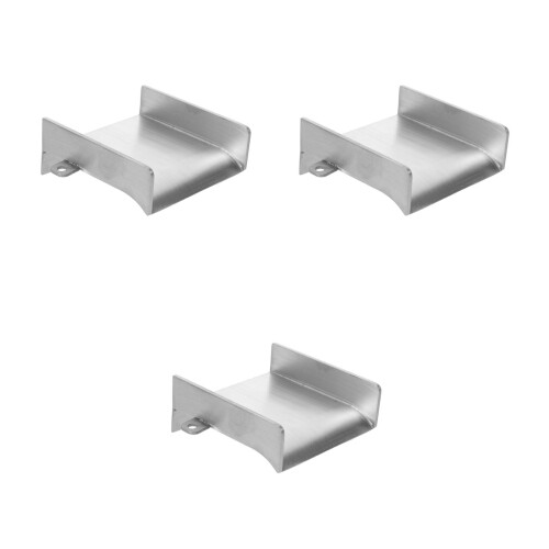 3Pcs Silver Water Feature Spillway Outlet for Outdoor 2
