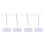 8Pcs Thread Control Holder White Spool Organizer for Embroidery Sewing 1