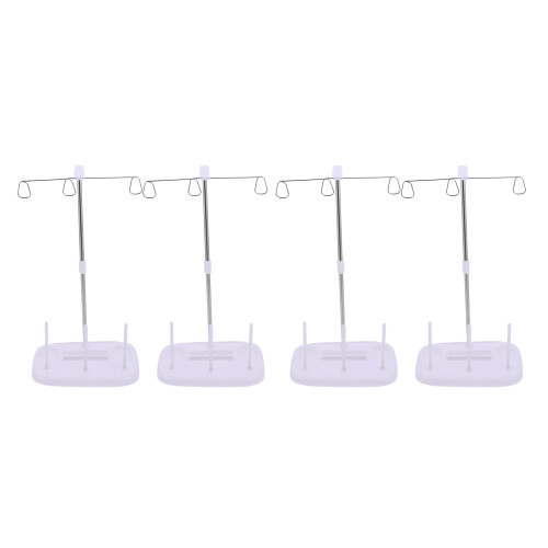8Pcs Thread Control Holder White Spool Organizer for Embroidery Sewing