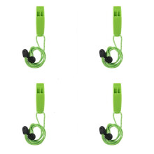 Emergency whistle portable 120dB 4 pcs with neck strap