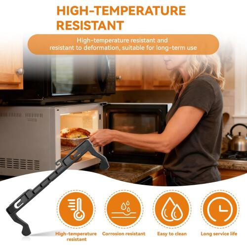 Multifunctional Plastic Microwave Oven Door Lock-Two Pieces 1