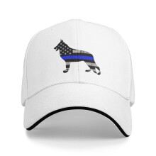Czapka baseballowa K9 z daszkiem owczarka niemieckiego Thin Blue Line