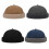 Beanies Hat Adjustable Casual Hat Docker Cap for-Navy blue 2
