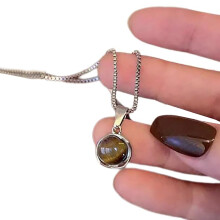 Kristallen hanger ketting voor dames, verstelbare sleutelbeenketting