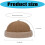Beanies Hat Adjustable Casual Hat Docker Cap for-Navy blue 4