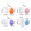 Flower Eggs Silicone Molds Heat Resistant Food-Bowknot eggshell 4